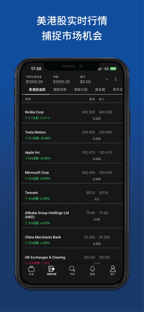 嘉盛贵金属截图5